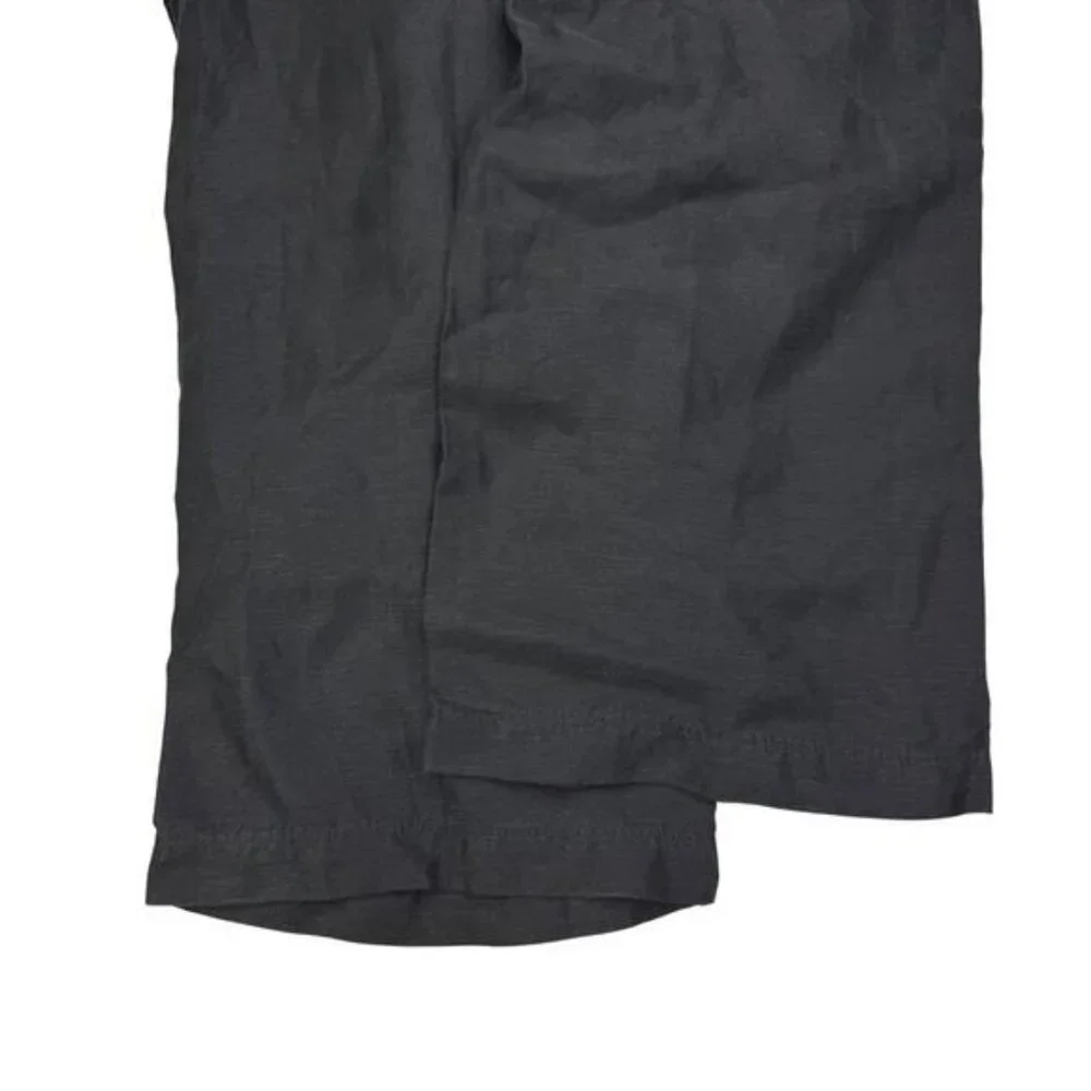 Aritzia Wilfred Brax Linen Jumpsuit Wide Leg Black